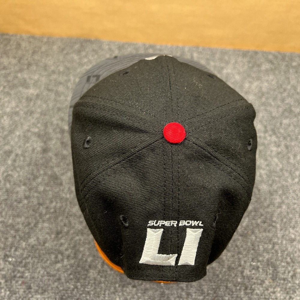 New Era 9Fifty NFL Super Bowl LI Houston Cap Adult Fitted Medium/Large Black Hat - Picture 6 of 11
